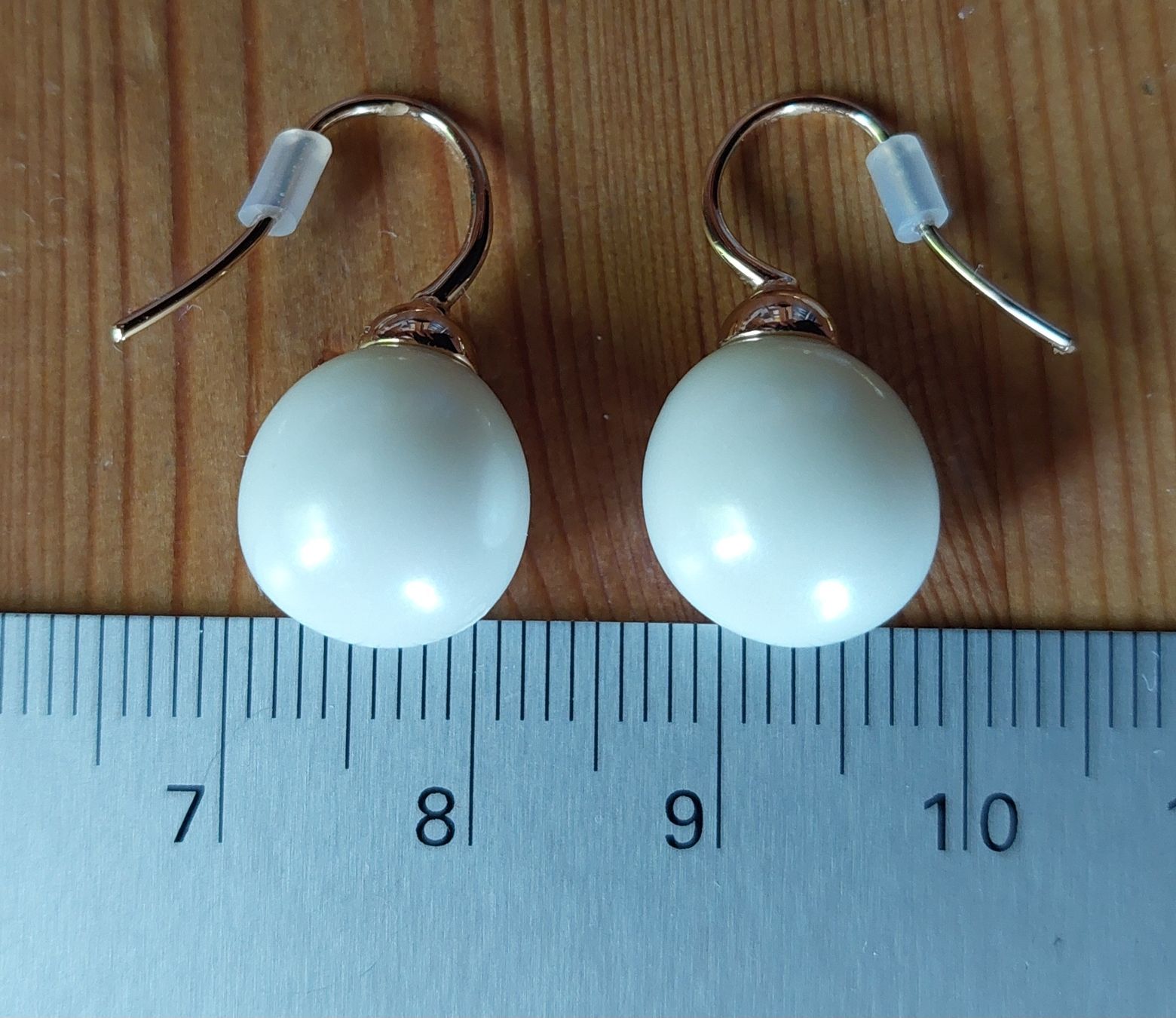 Ohrringe & -stecker: Ohrringe Perlen Bronze vergoldet – Gebraucht aus Schmidrüti von Novemberchind 1