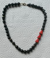 Halskette Onyx matt schwarz Edelstein