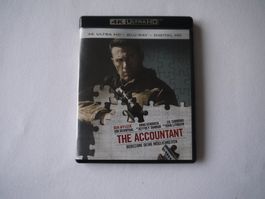 THE ACCOUNTANT - 4K UHD +Blu Ray -Ben Affleck