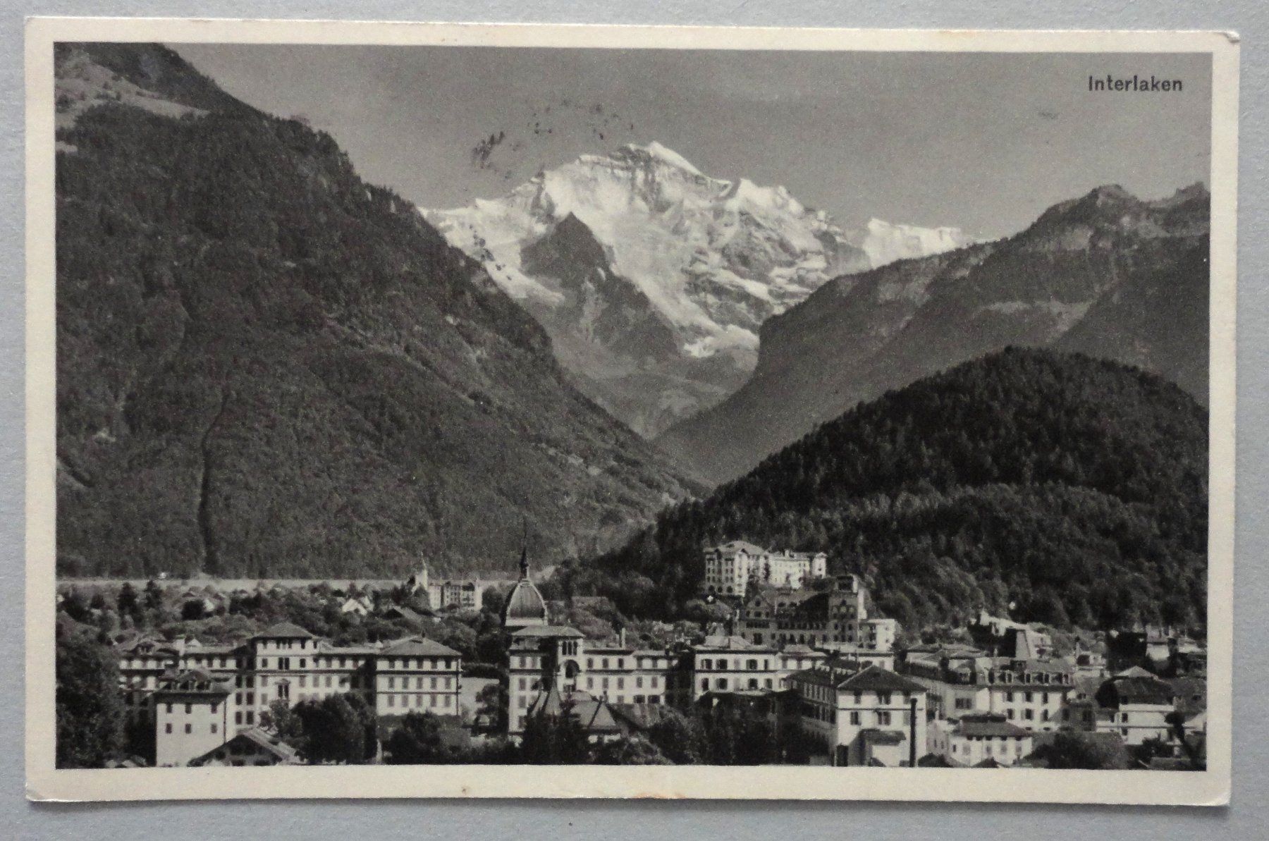 Cartoline postali: Interlaken – Usato da Fétigny venduto da Billy2miny