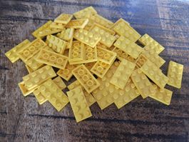 lego 3020 lot de 60 pièces Yellow Plate 2 x 4