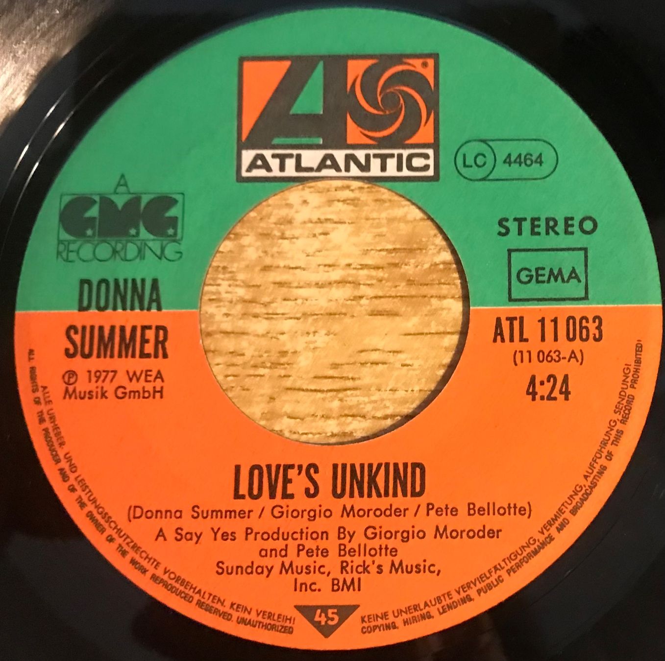 Dischi in vinile: DONNA SUMMER - LOVE'S UNKIND – Usato da Bussigny venduto da vinyl-pas-cher 2