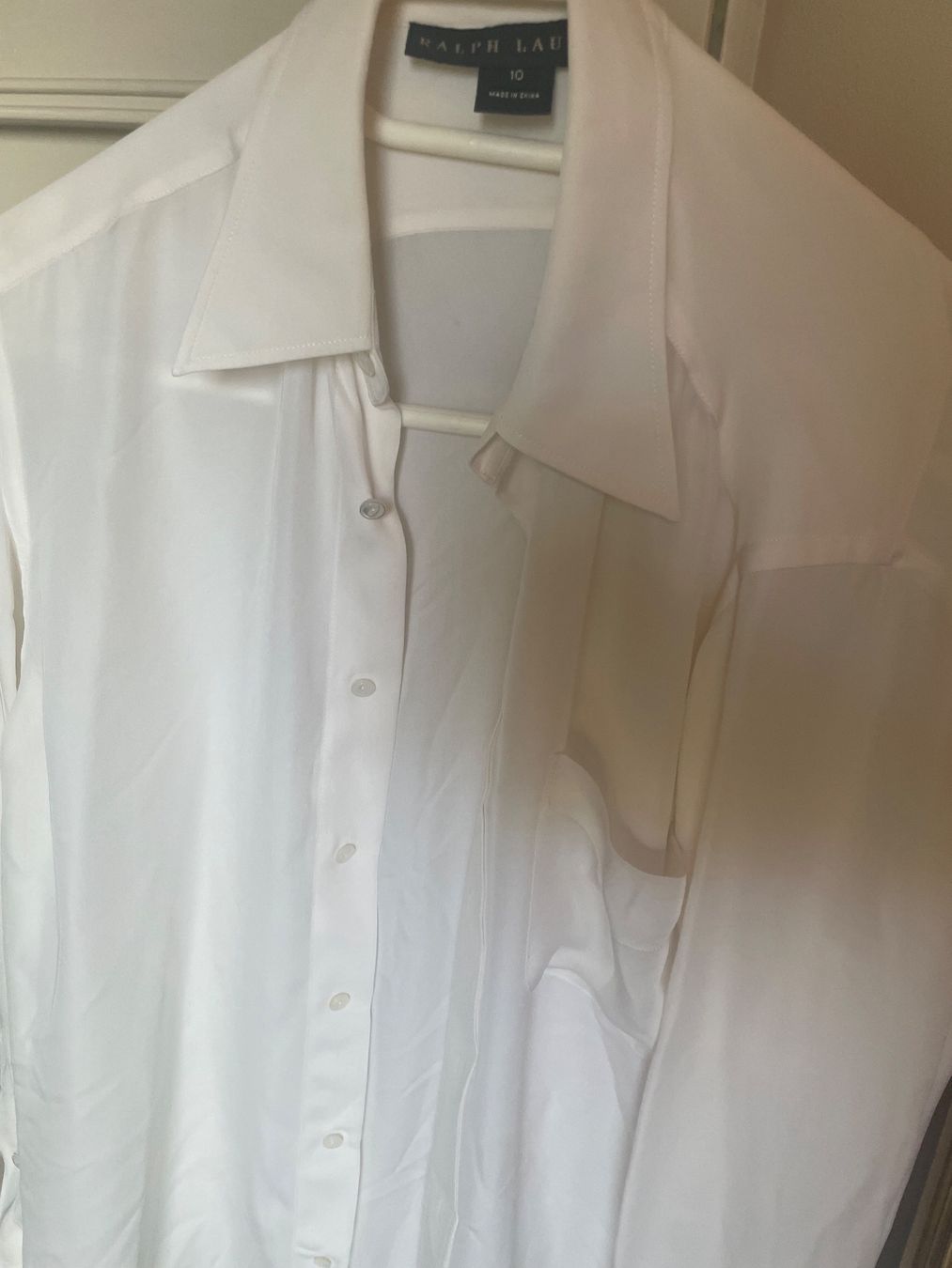 Ralph Lauren Camicette: Ralph Lauren Camicia  100% Seide Seta Soie – Usato da Minusio venduto da Pink222 3
