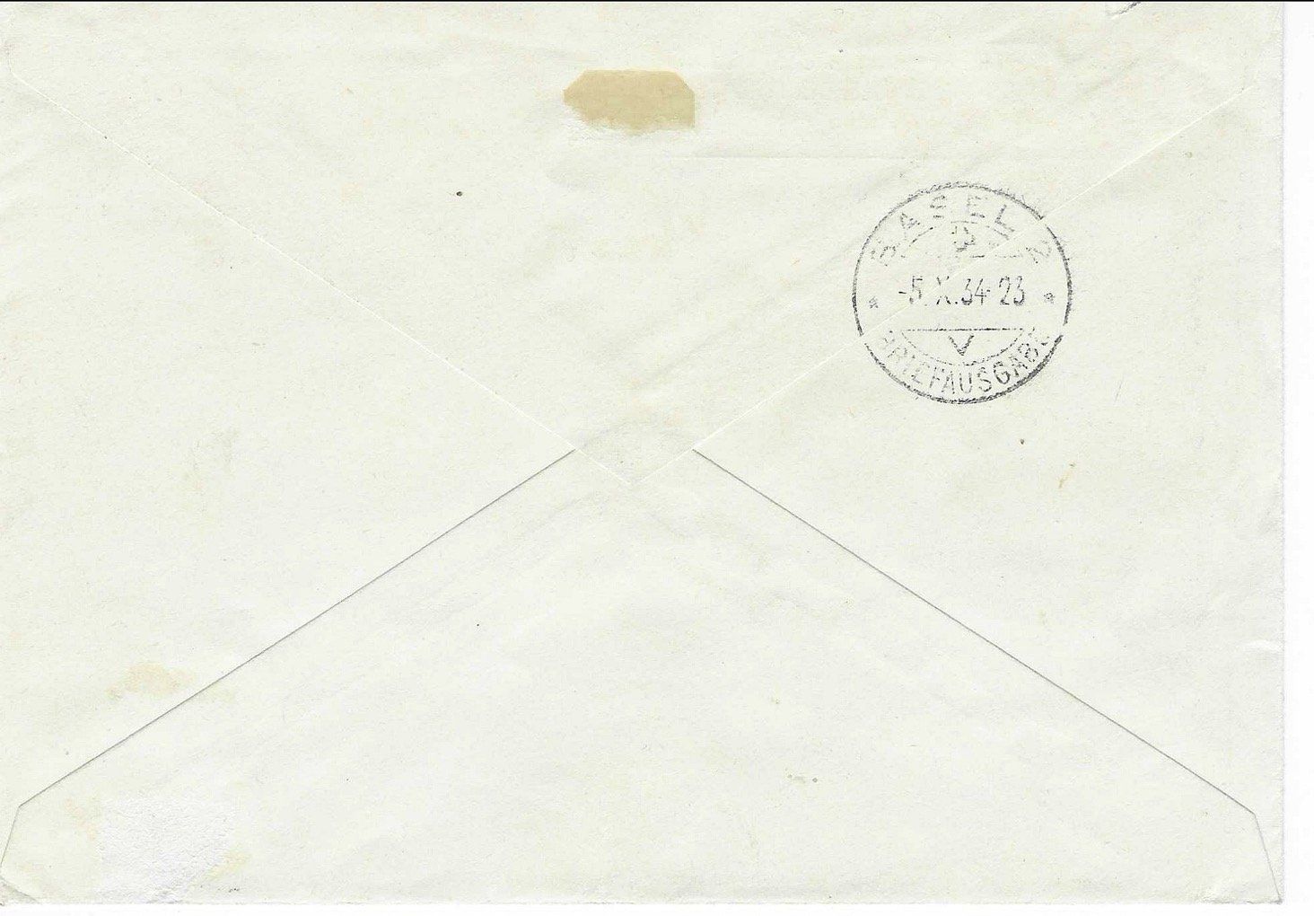 Tous les timbres: NABA Block 1934 auf Briefumschlag + Vignette – D'occasion à Lungern par Strubel-Peter 1