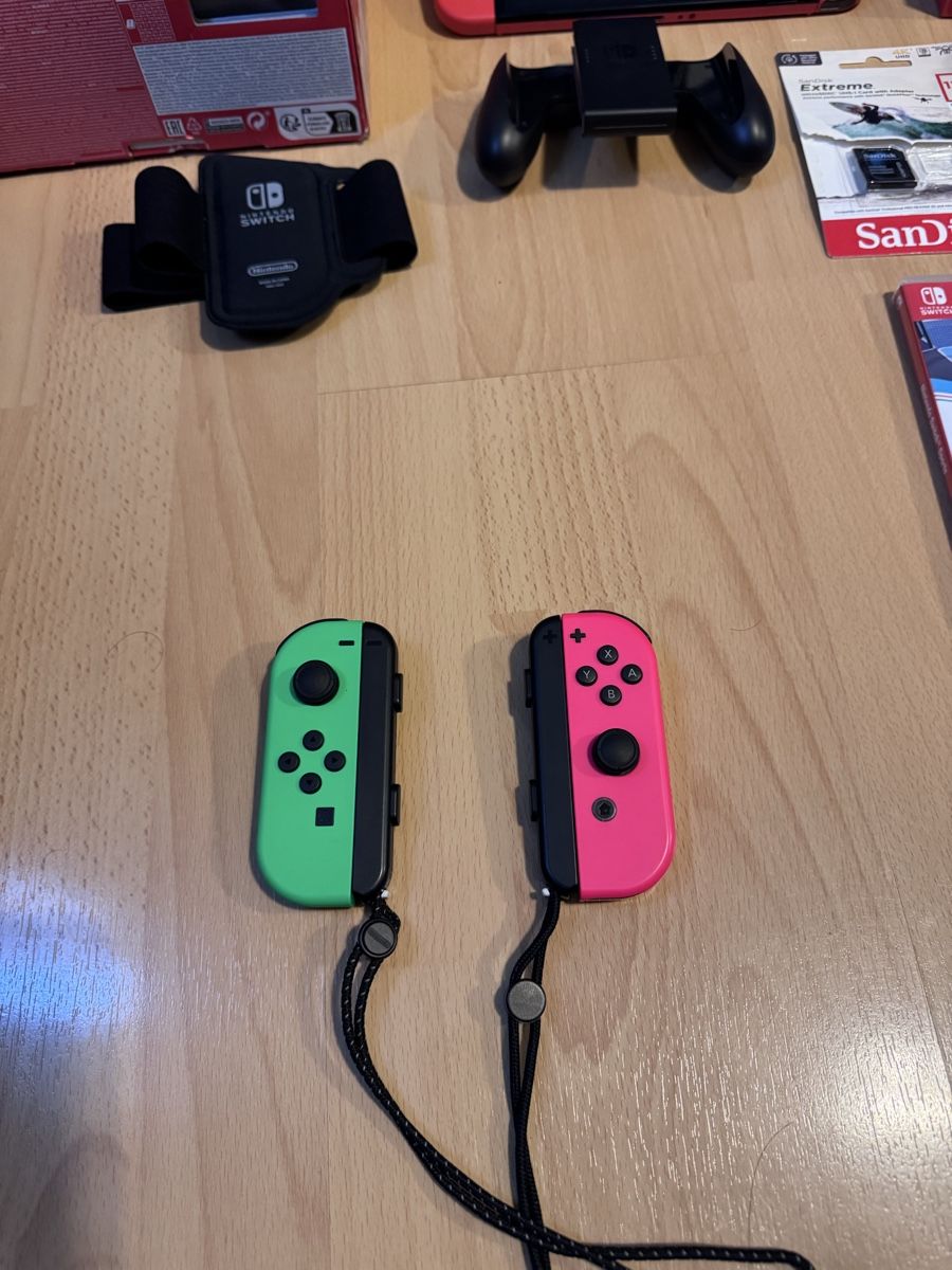 Nintendo Switch OLED Mario Red | 4 Joy-Cons | Sports | 128GB (Neu ...