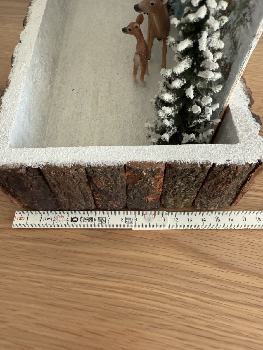 Tutte le decorazioni: Winterszene mit Schleichtieren, Handarbeit, – Nuovo (secondo la descrizione) da Sarmenstorf venduto da Nathaliie_21 9
