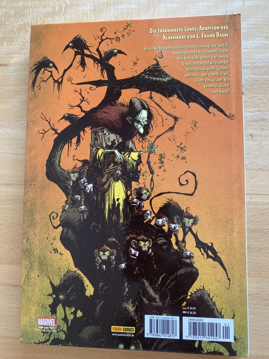 Comics: Der Zauberer von Oz Marvel Comic Panini Hardcover Buch – Gebraucht aus Schwarzenburg von Michellu 1