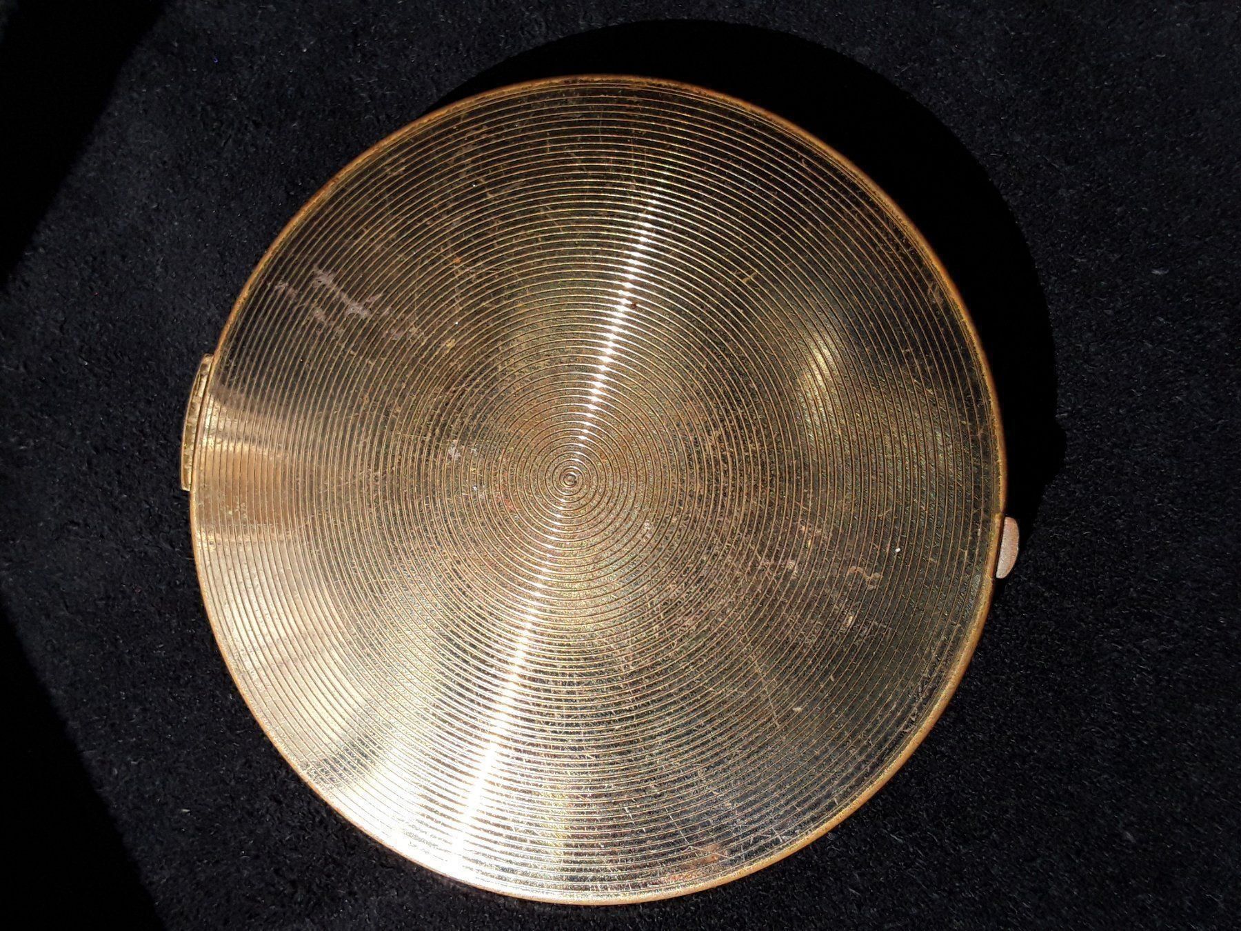 Cura del viso: Original Compact Puderdose RMS Queen Elizabeth ca. 1950 – Usato da Zürich venduto da sanwit 3