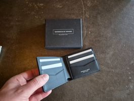 Monsieur du Monde Portemonnaie Leder Schwarz