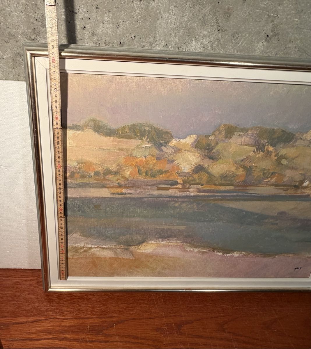 Dipinti: YOKI, EIGENTLICH EMILE AEBISCHER Serene View Painting – Usato da Lausanne venduto da artnouveau04 4