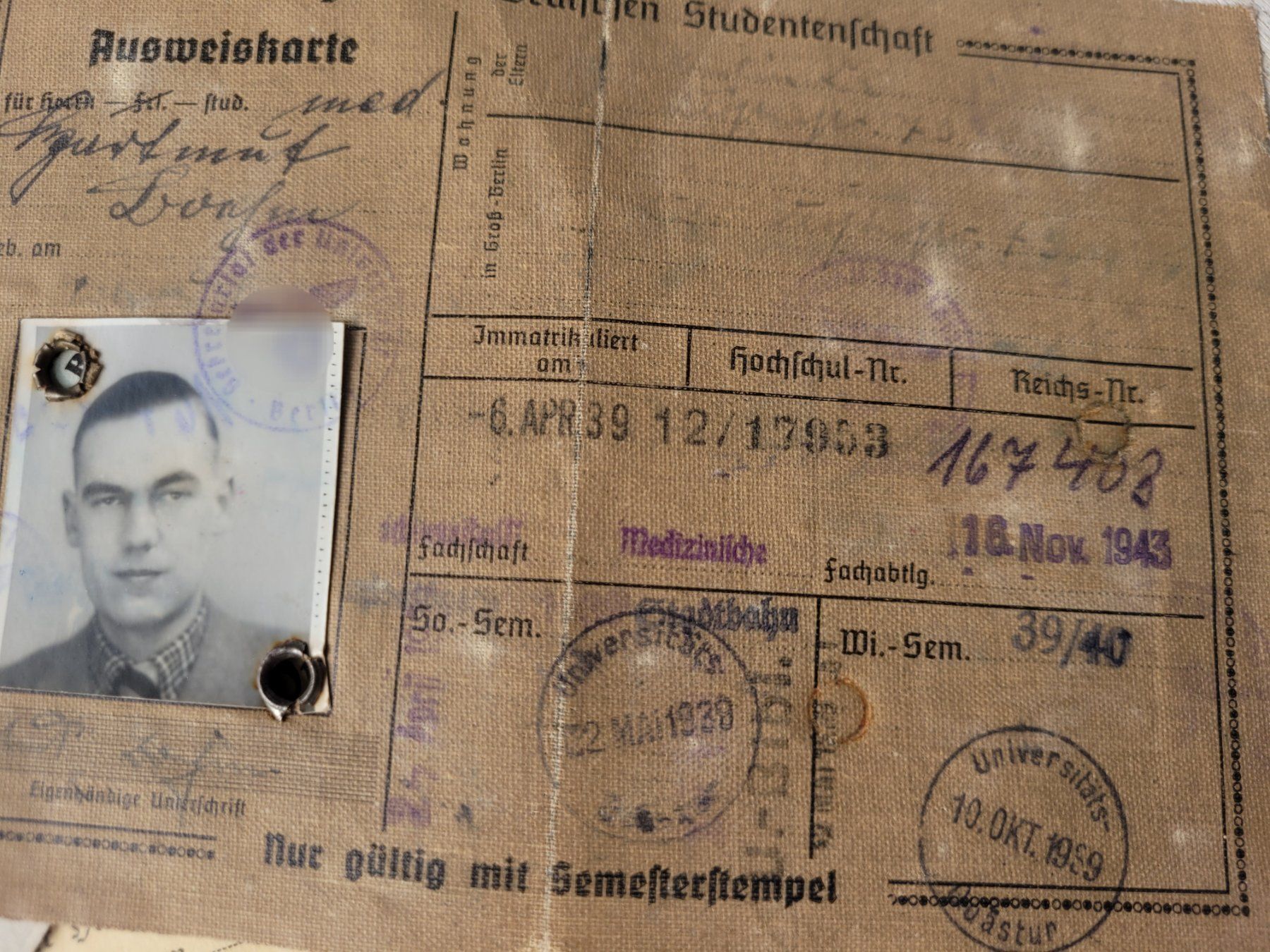 Armi bianche: Deutsches Reich, Dokumenten Lot – Usato da Kriens venduto da KTP 1
