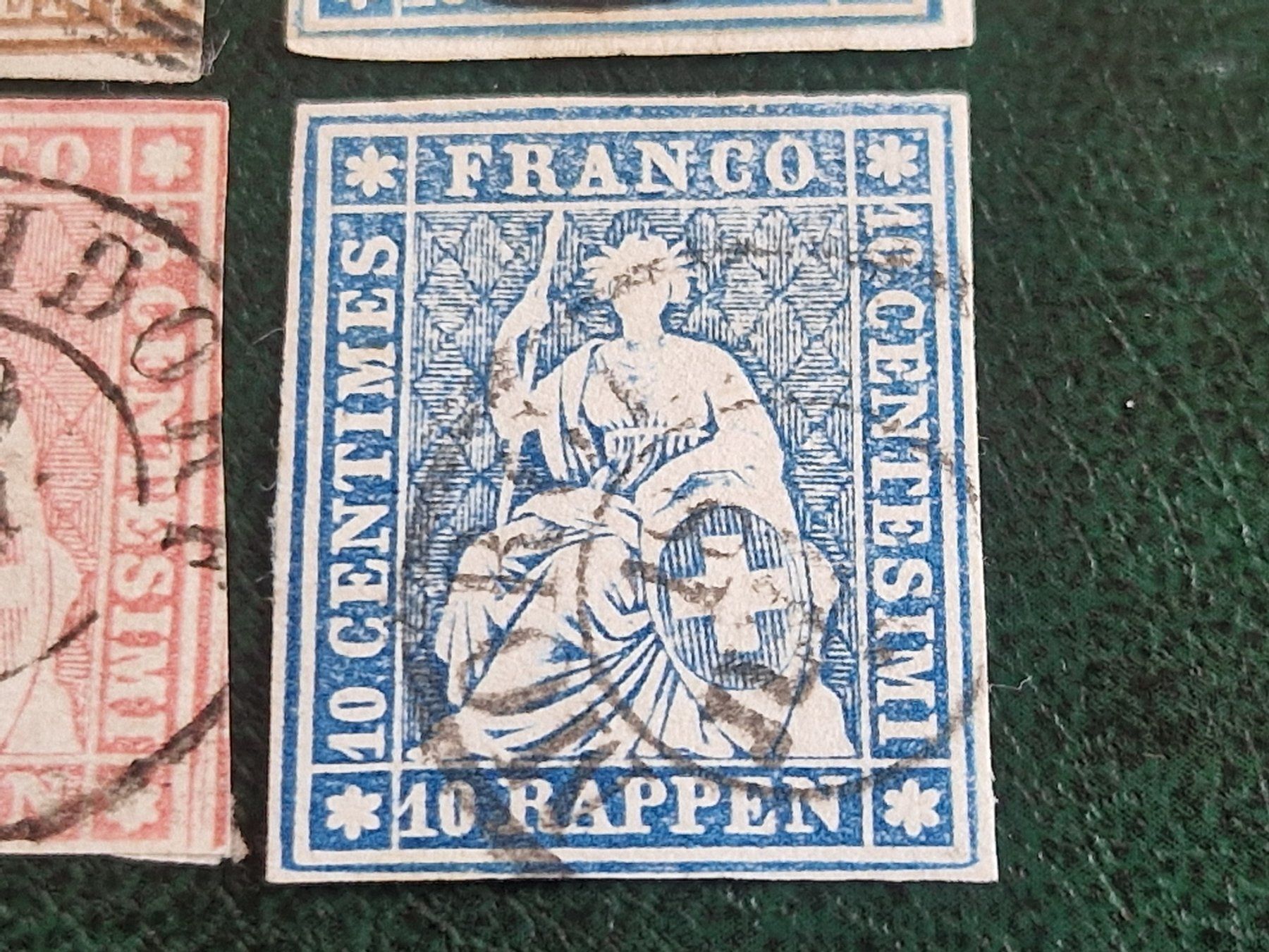 Alle Briefmarken: Strubel, 4 St., nicht bestimmt, ab 1.- – Gebraucht aus Burgdorf von Glossy01 4
