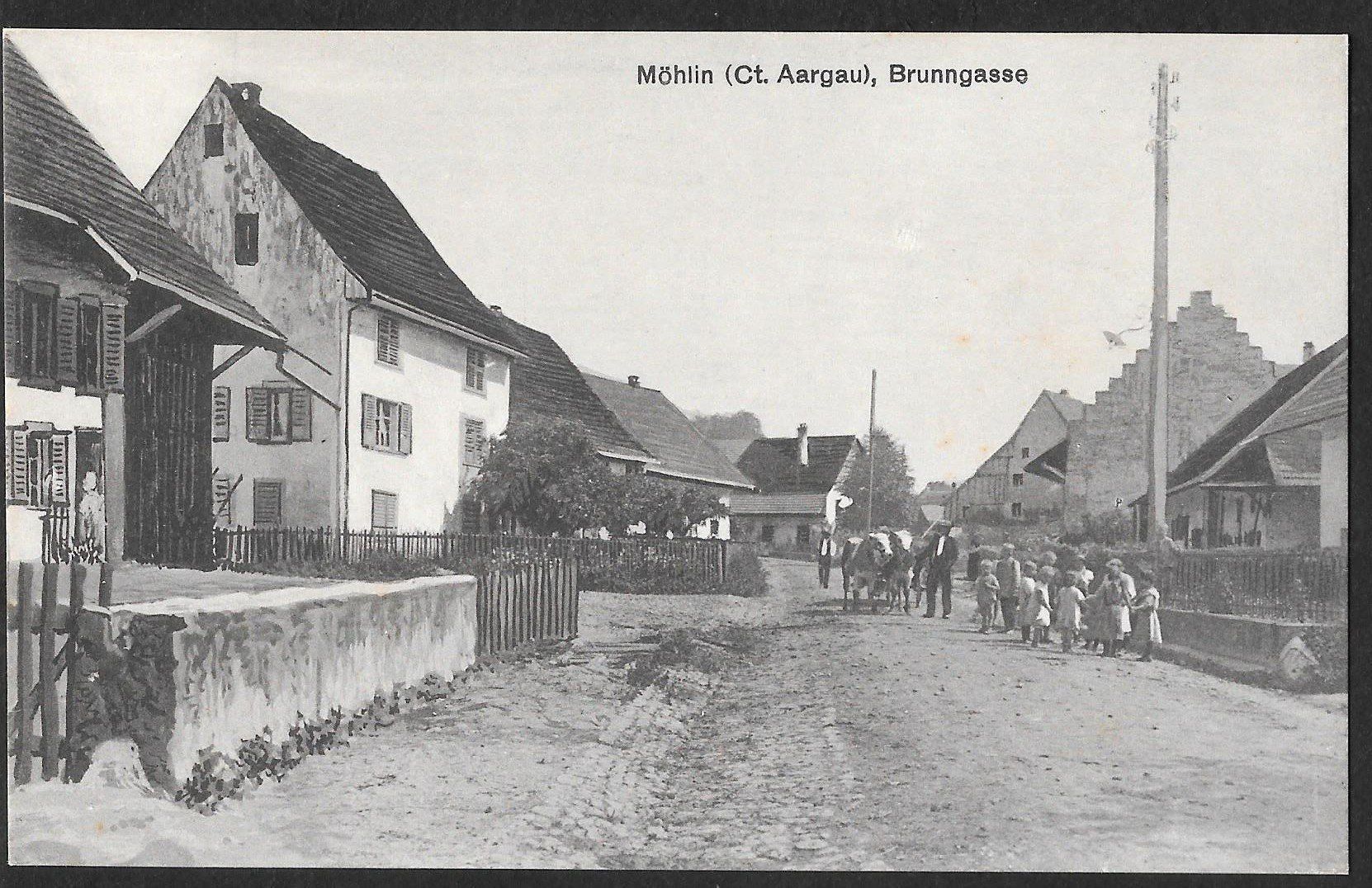 Cartoline postali: Möhlin Brunngasse – Usato da Olten venduto da clotaldi