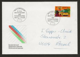 1981 40 RpSonderbrief anl AVIA-Meisterschaft nach Basel