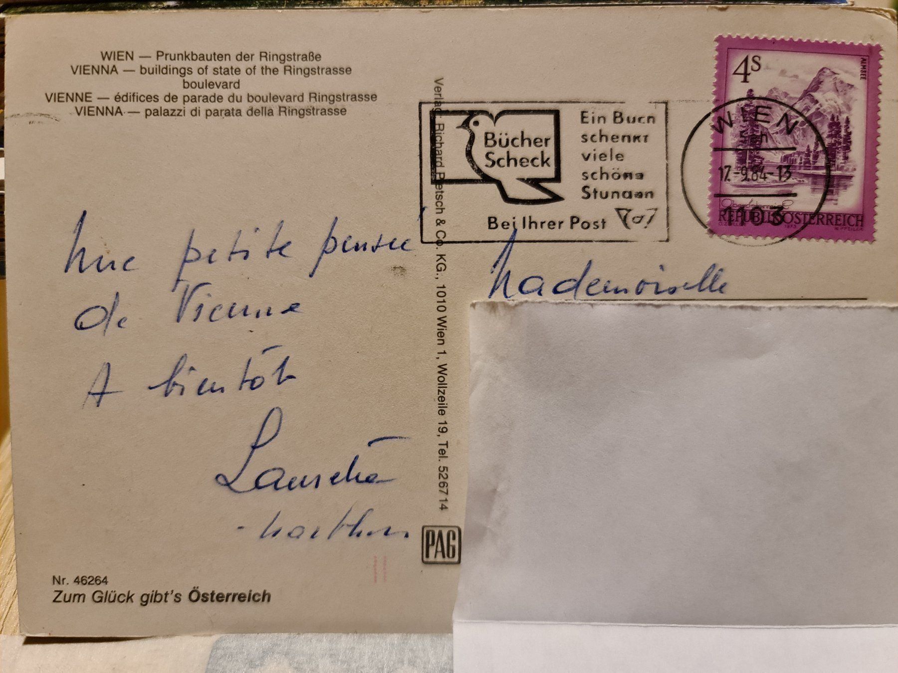 Cartoline postali: Ansichtskarte Wien Österreich – Usato da Dintikon venduto da Vexi 1