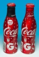 Coca Aluflasche-Set GOL-Türkei 2018-c
