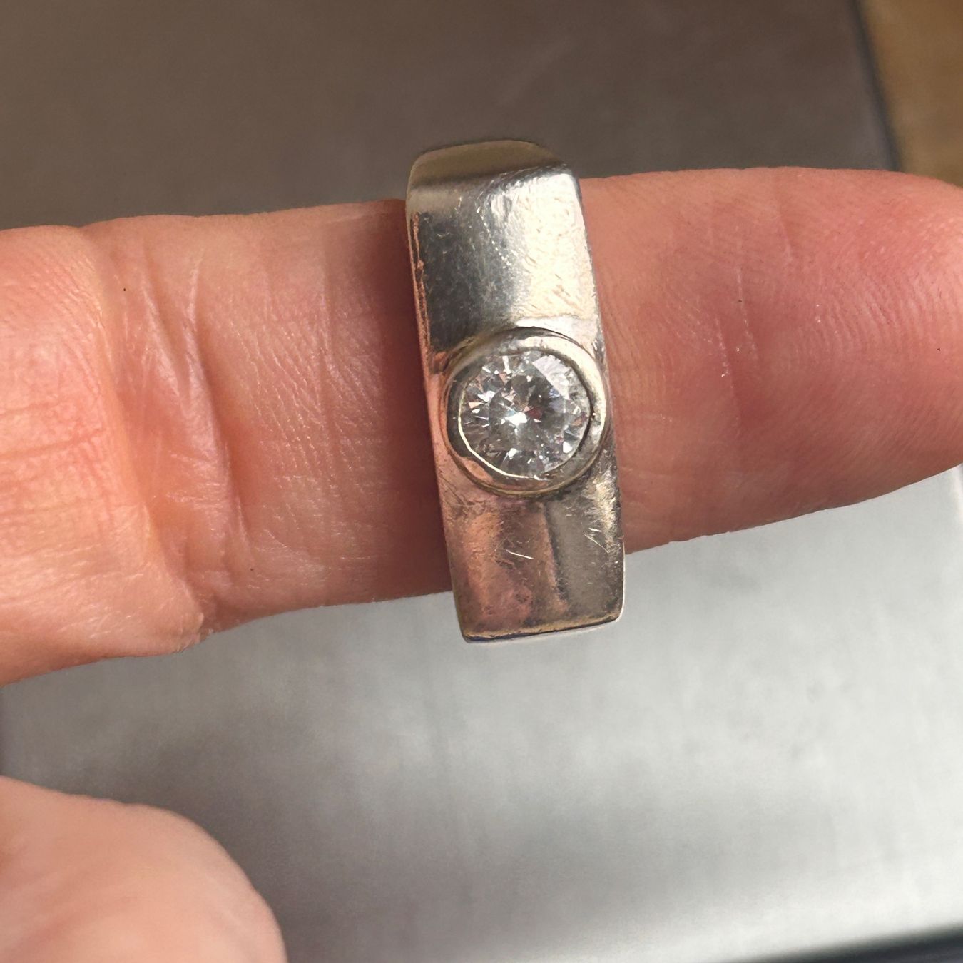 Anelli: Silberring massiv GLOW  (gr. 64) – Usato da Basel venduto da bellespirit 9