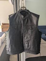Gilet in pelle Milwaukee Leather LKM3712  Taglia L  NUOVO