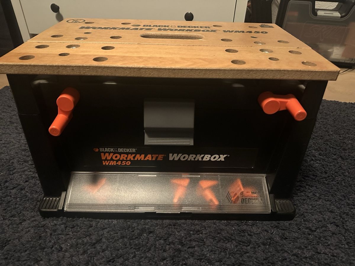 Banchi da lavoro: Black & Decker Workmate Warkbox WM 450 – Usato da Altendorf venduto da Quietwater