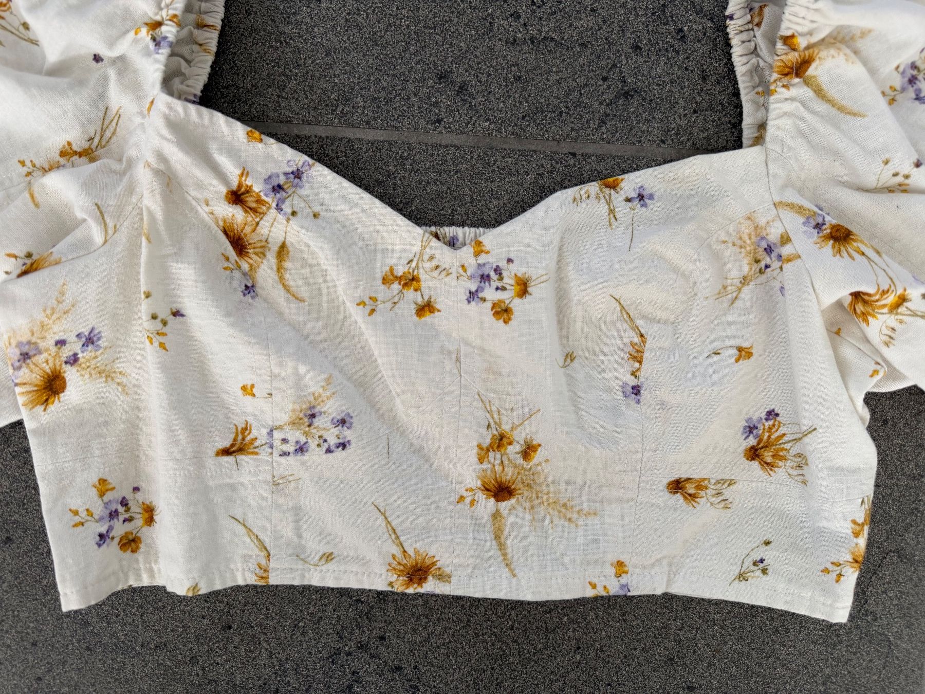 H&M Camicette: Crop Top Bluse mit Blumenmuster Grösse S – Nuovo (secondo la descrizione) da Rupperswil venduto da Nila_7 1