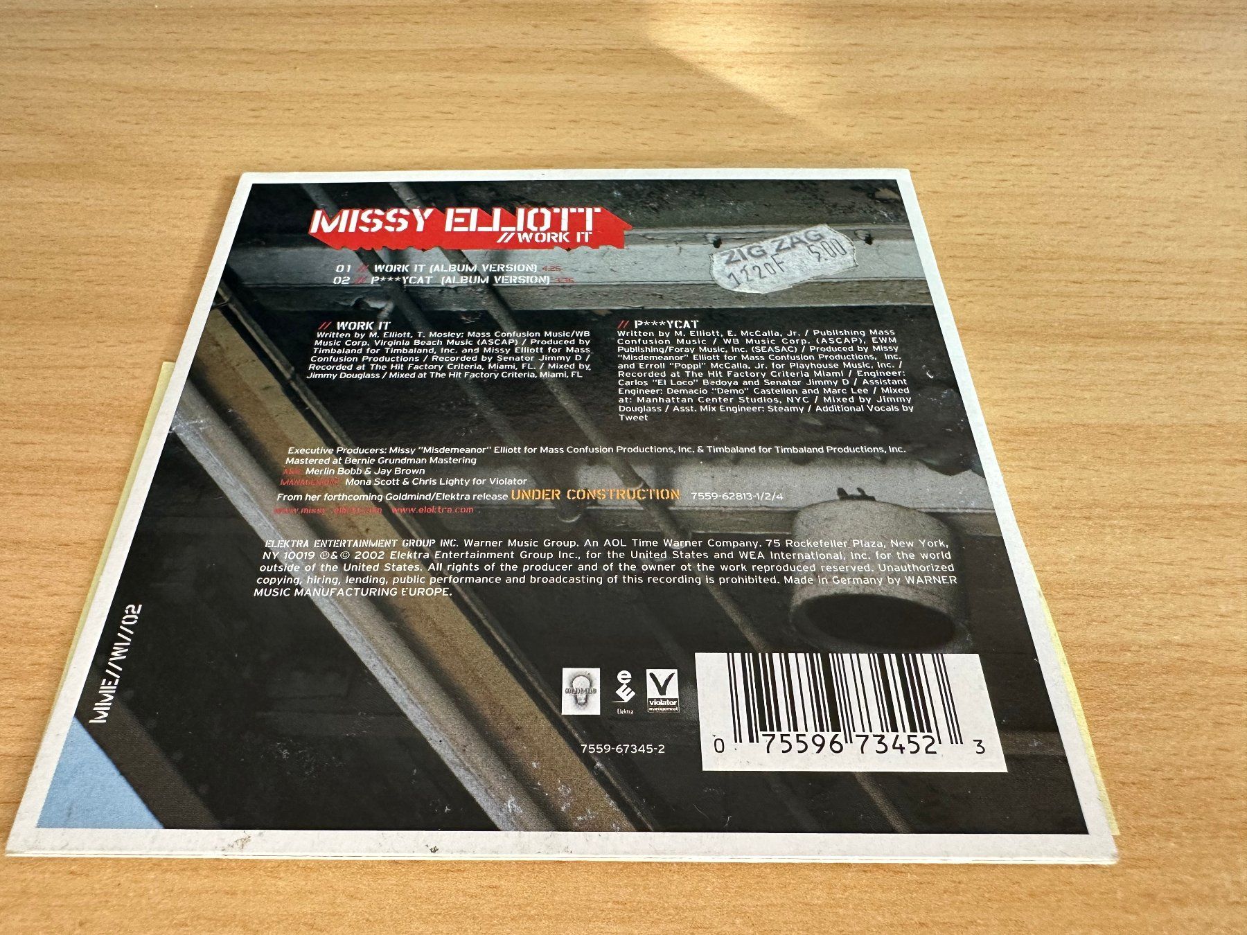 CDs: Missy Elliott – Work It - Single CD – Gebraucht aus Rikon im Tösstal von Alpenmutz 1