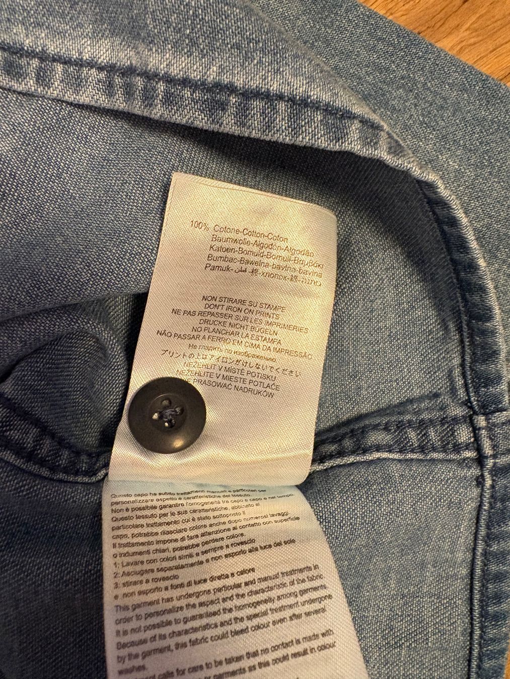 Camicette: Cooles Jeanshemd, Crop Style, , Grösse L neue – Nuovo (secondo la descrizione) da Gutenswil venduto da mse_hbj5 4