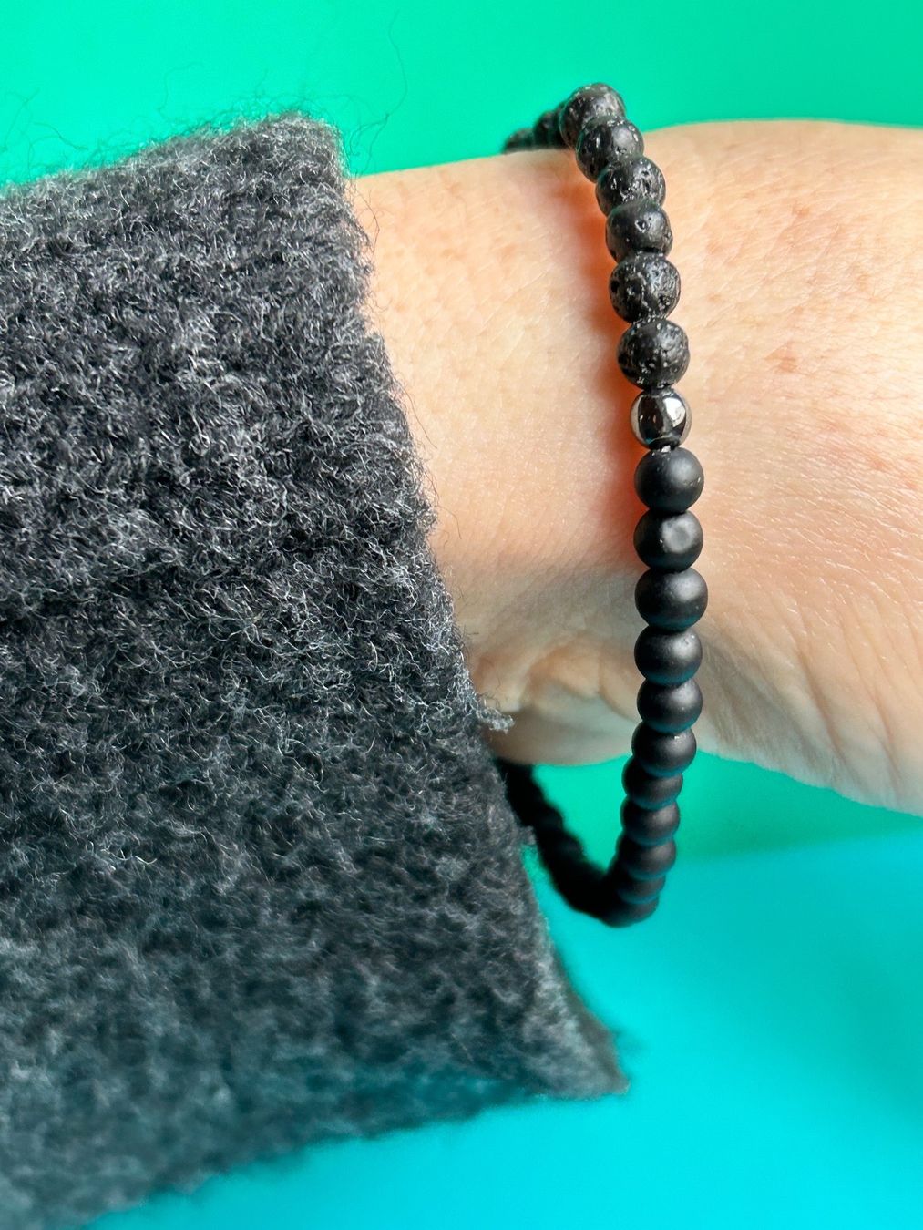 Bracciali & Braccialetti: Herrenarmband lava-schwarz – Nuovo e nell'imballaggio originale da Dittingen venduto da Bellevista 4