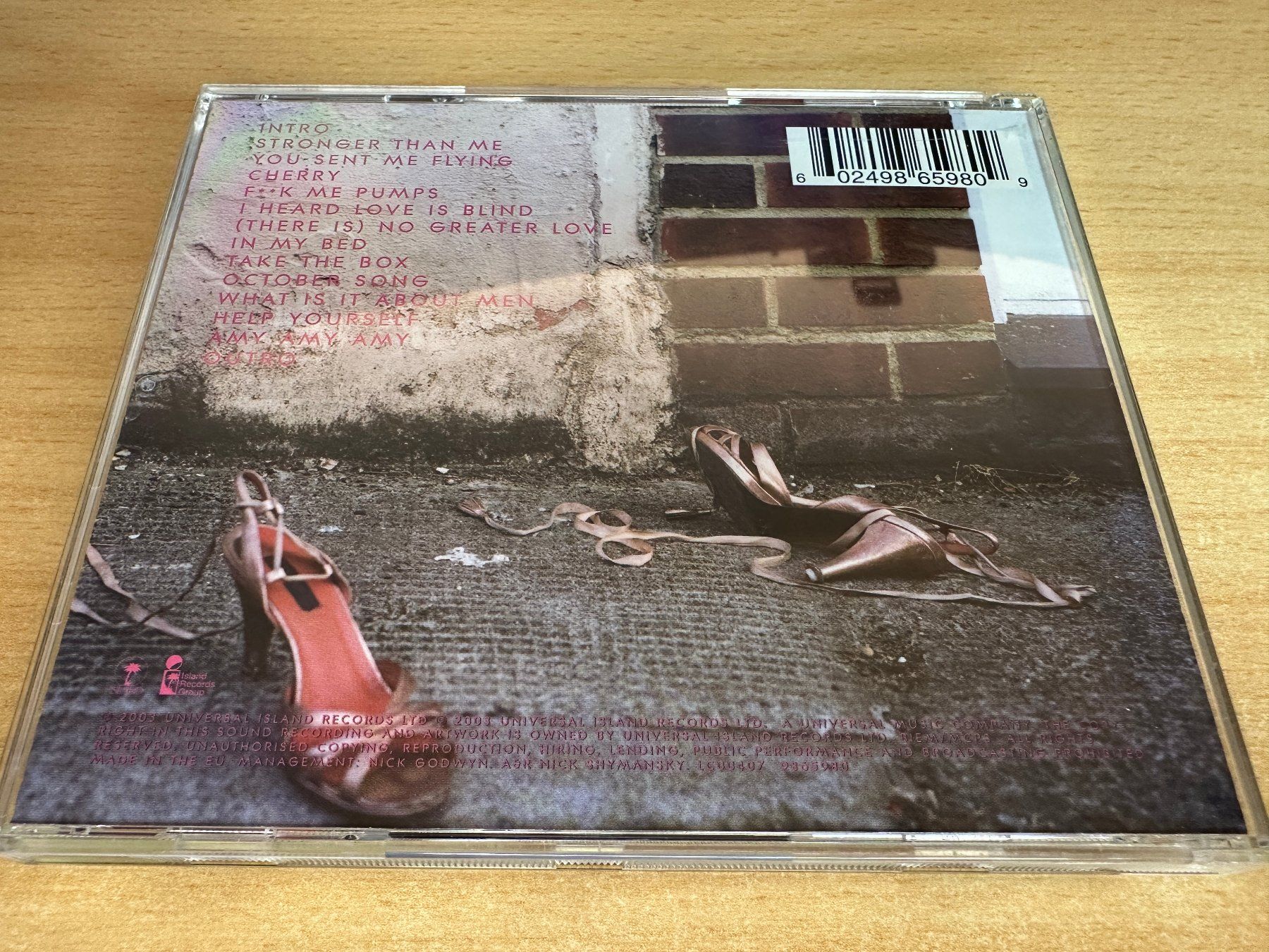 CDs: S7 Amy Winehouse – Frank – Gebraucht aus Rikon im Tösstal von Alpenmutz 1