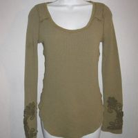 Free People Thermo Shirt mit Spitzen Stickereien M zu Nile