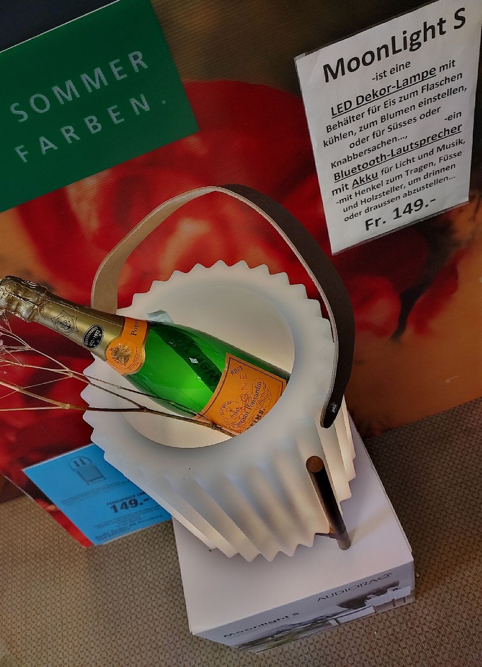 Altro: Bluetooth-Box/DekorLicht/Fla.-Kühler, Ein ideales Geschenk – Nuovo e nell'imballaggio originale da Kirchberg BE venduto da RadioGerber 3