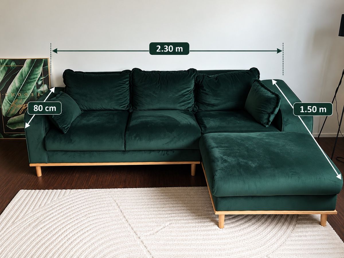 Sofas: Grünes Samtsofa – D'occasion à Luzern par adi_s8n5 1