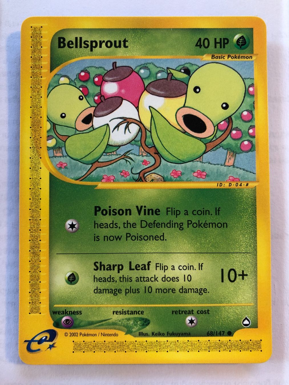 Cartes à collectionner: Bellsprout Aquapolis - MINT - ab 1.- – D'occasion à Giubiasco par dan_pr8b