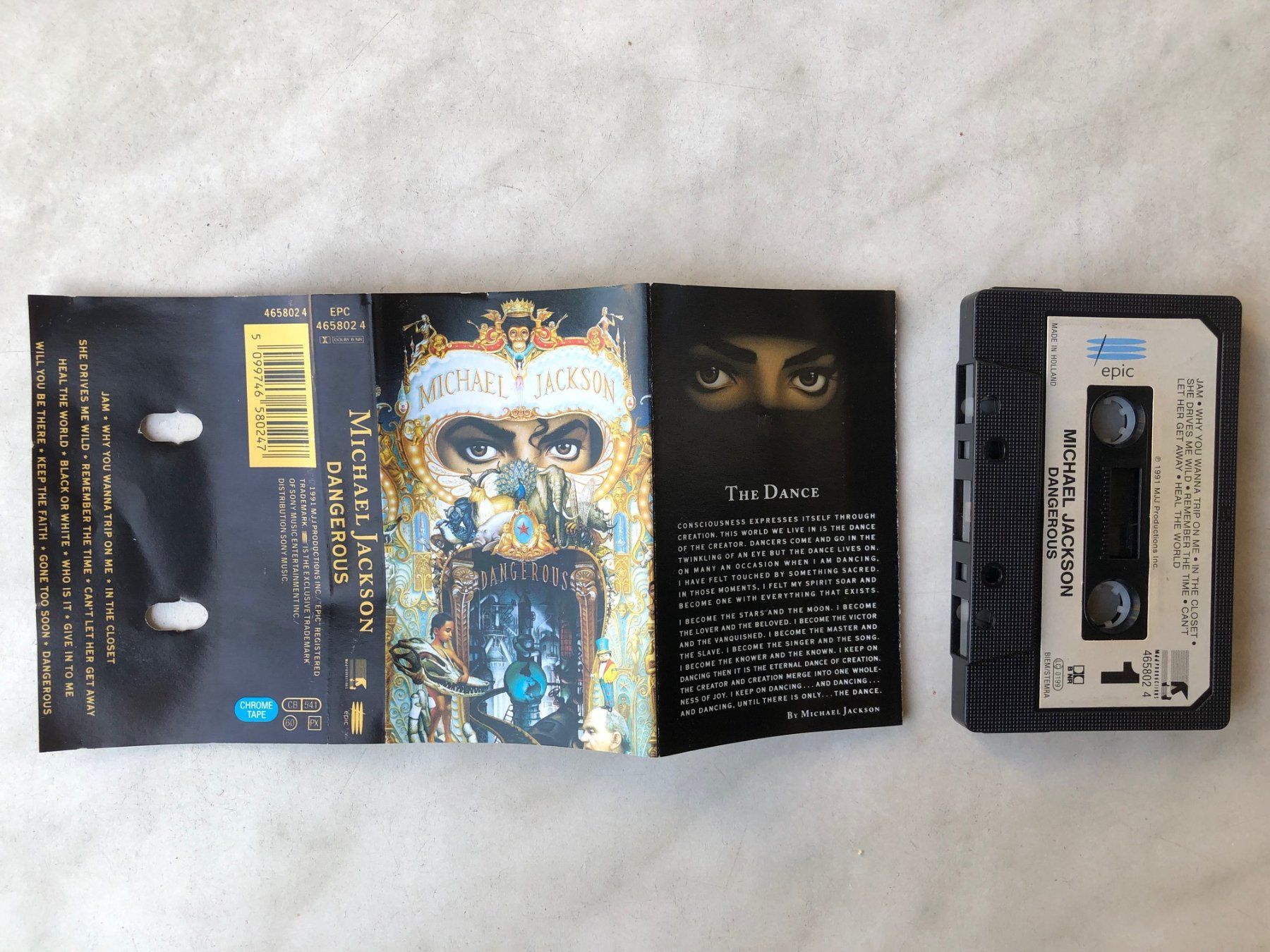 Cassettes audio: Michael Jackson Kassette- Dangerous – D'occasion à Gossau ZH par Musicman1 1