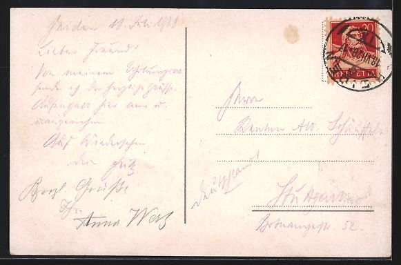 Cartes postales: Heiden /Bodensee, Ortsansicht mit Blick  – D'occasion à Berlin par bartko-reher 1