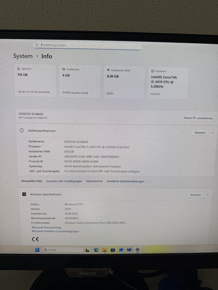 Hewlett Packard PCs: PC HP Compaq Pro 6300 MT – Gebraucht aus Oensingen von mig_99db 5