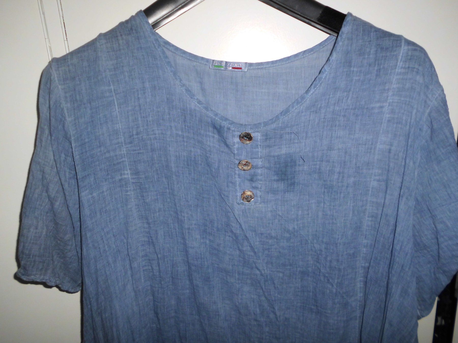 Tuniken: Tunique bleu jeans légère  taille uni – Neu (gemäss Beschreibung) aus Marin-Epagnier von Madja 2