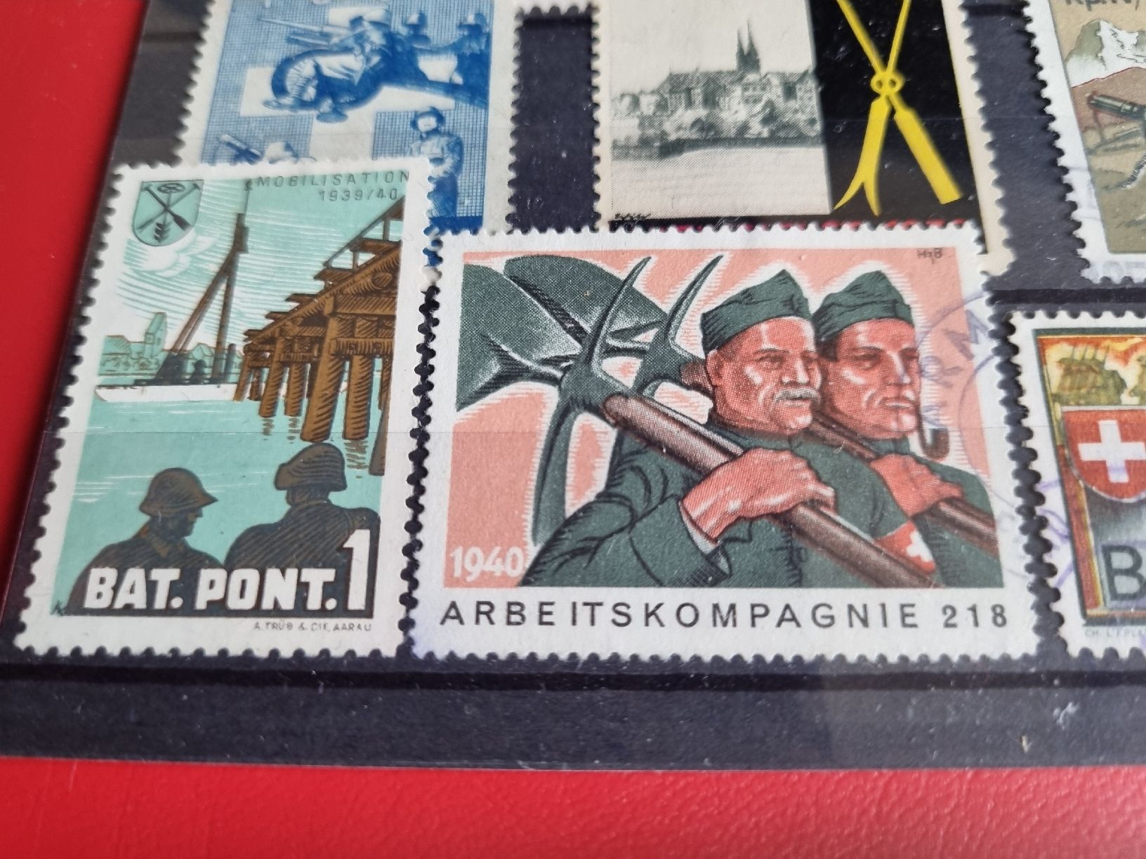Alle Briefmarken: SAMMLUNG: SOLDATENMARKEN - GESTEMPELT  – Gebraucht aus Heimenschwand von rog_p7h9 4