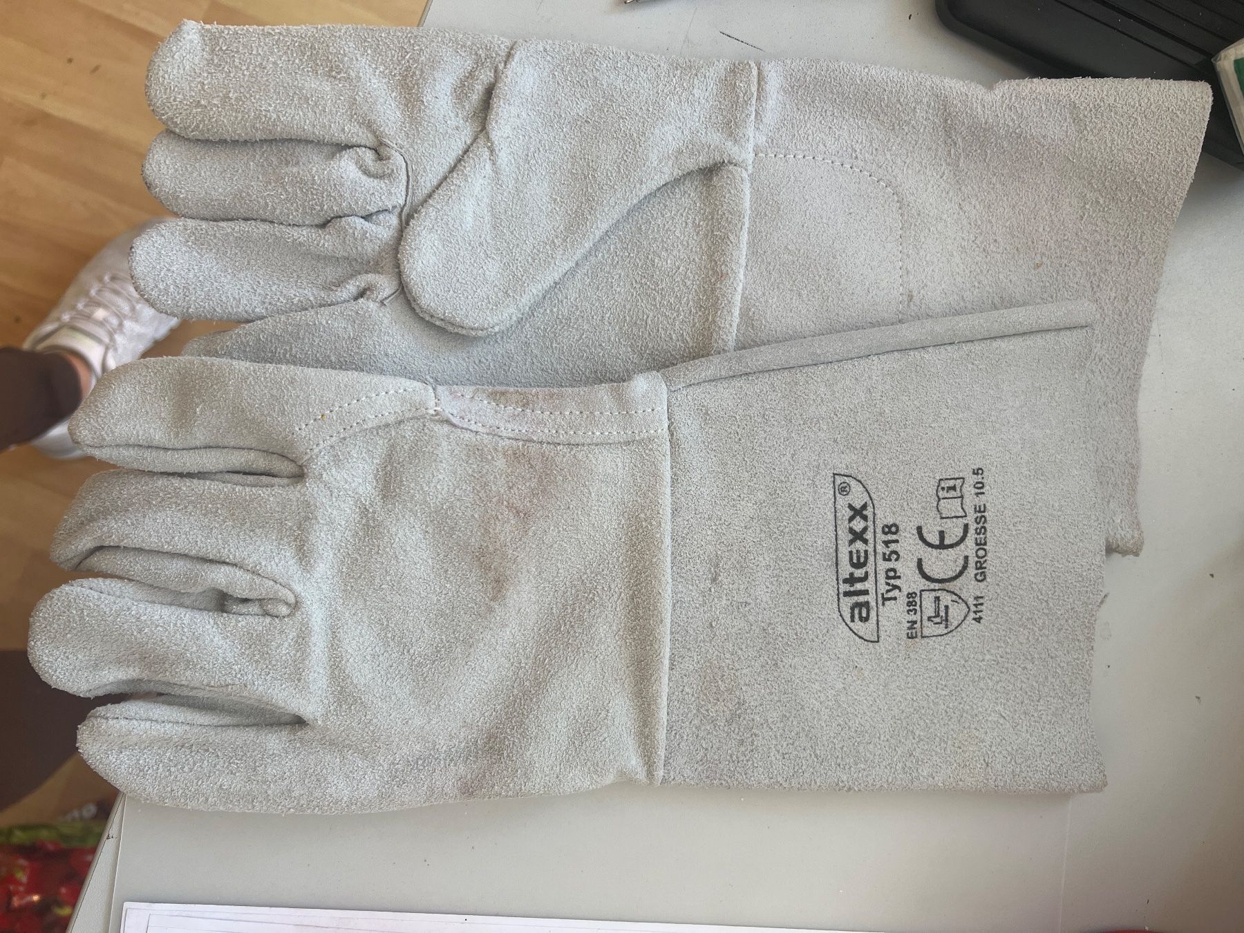 Guanti & manicotti: Schweisserhandschuhe rindsleder – Nuovo (secondo la descrizione) da Amriswil venduto da JaJa-Express