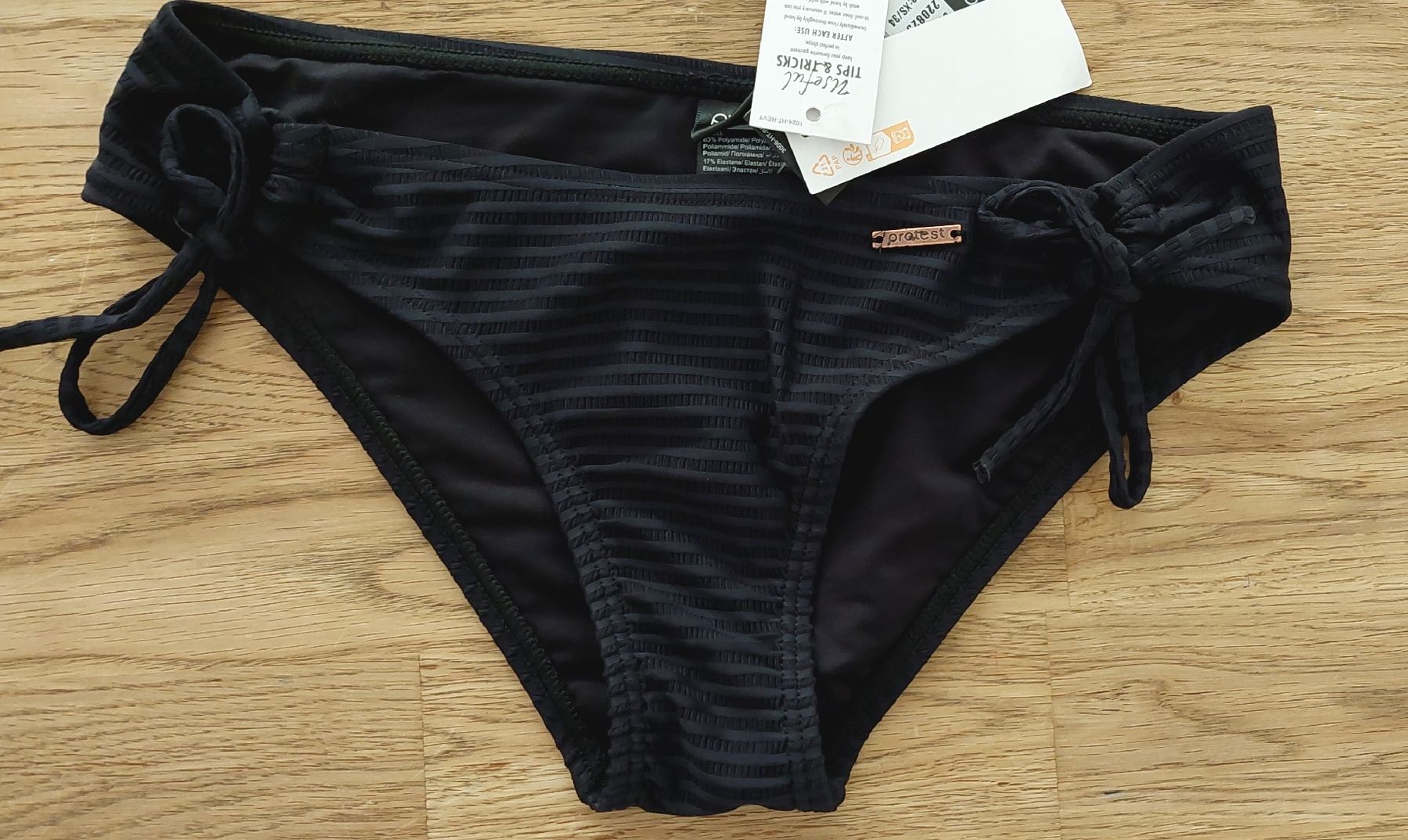 Protest Costumi da bagno & Bikini: Neuer Protest Bikini Schwarz Gr. XS/34 – Nuovo e nell'imballaggio originale da Zürich venduto da lehmi1 1
