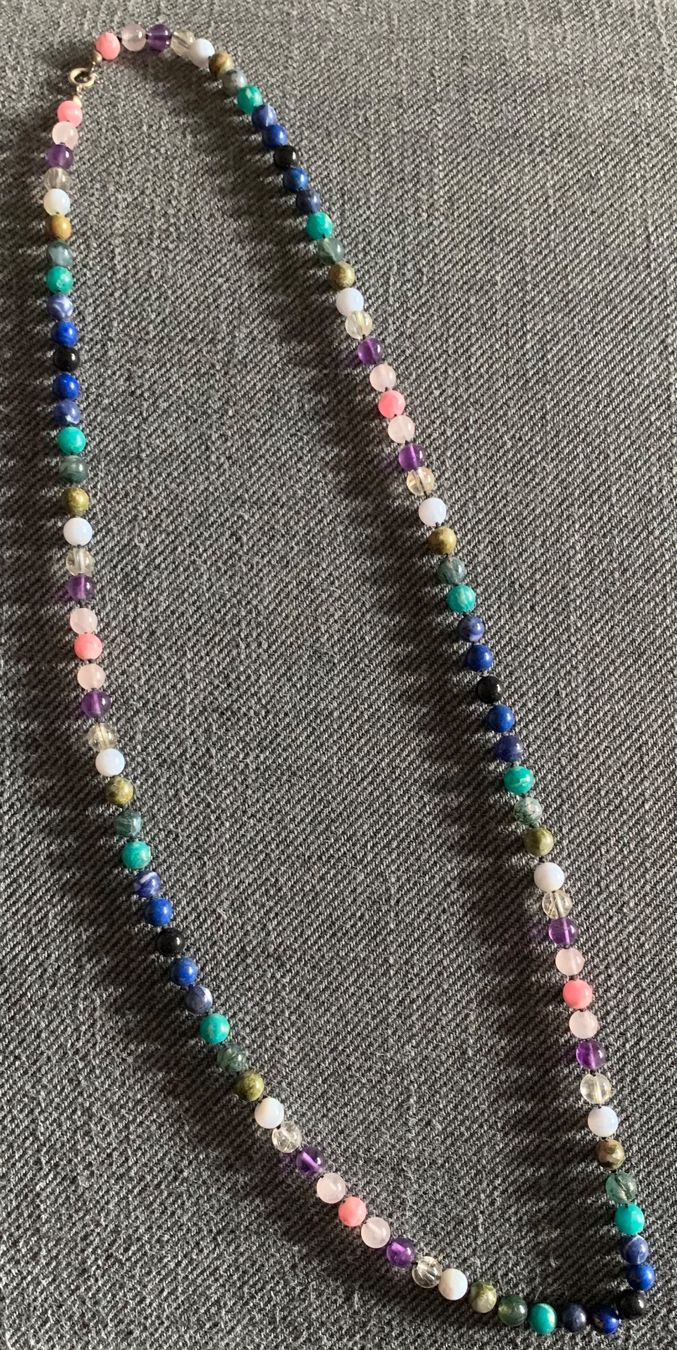 Ketten: Bunte Edelsteinkette, modisch und elegant! – Gebraucht aus Zollikofen von Sommer123