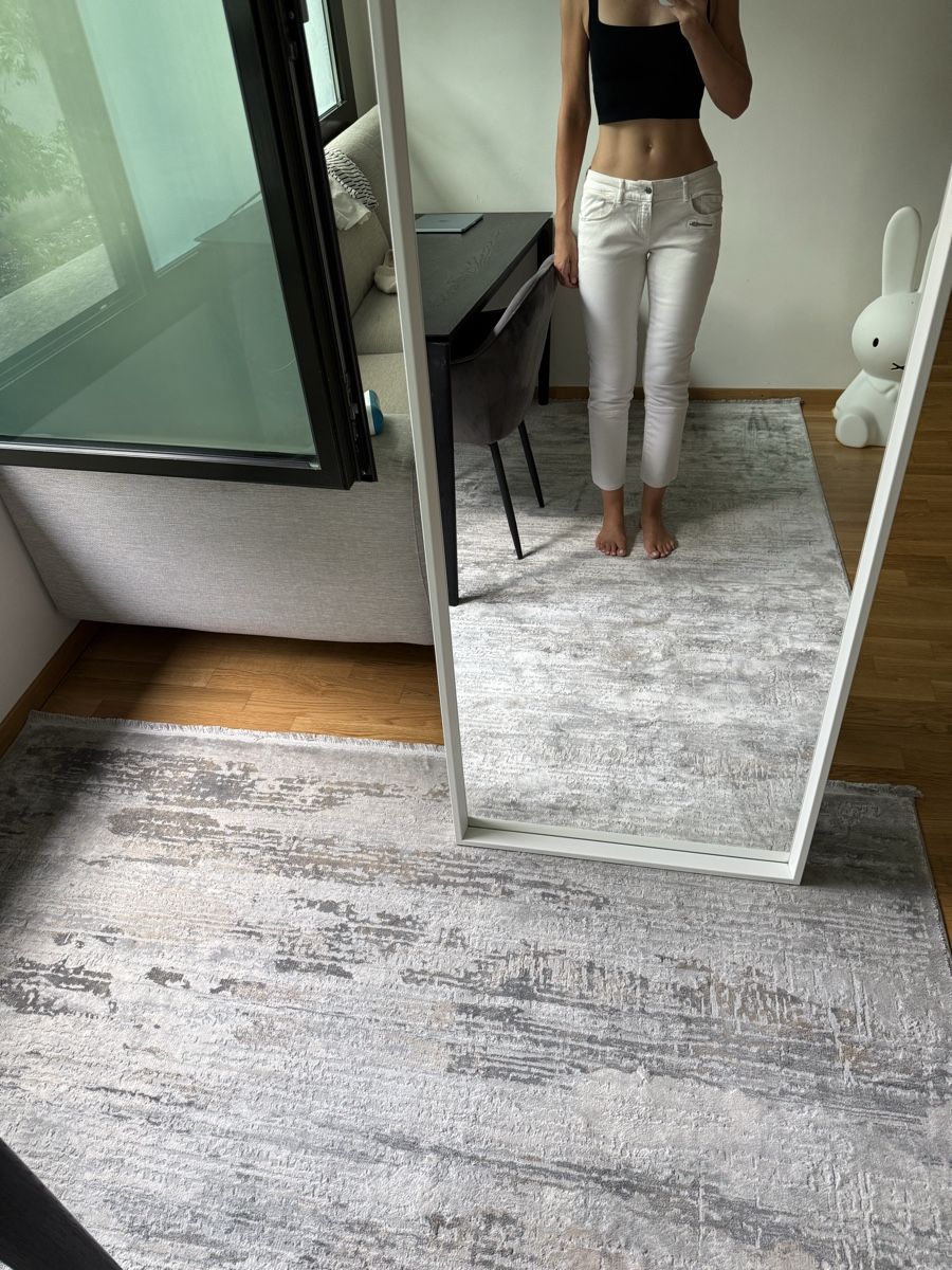 Massimo Dutti Jeans: Massimo Dutti jeans white (size M) – Usato da Genève venduto da fat_5zzp