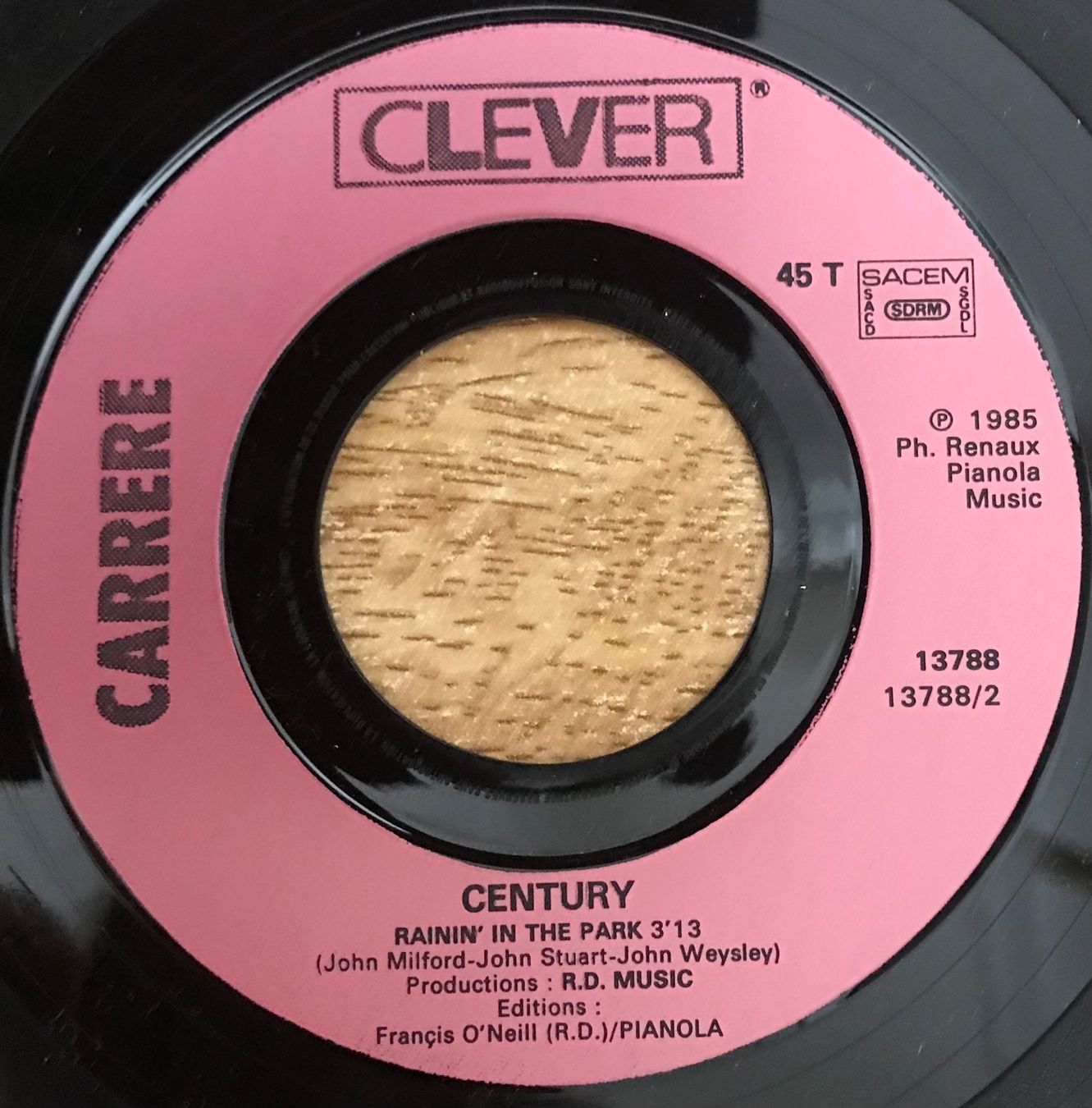 Vinyles: CENTURY - LOVER WHY – D'occasion à Bussigny par vinyl-pas-cher 3