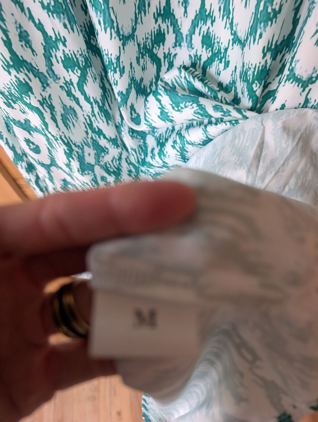 Vestiti: Maxikleid, grün-weiss, Grösse M – Usato da Pfyn venduto da Magra02 6