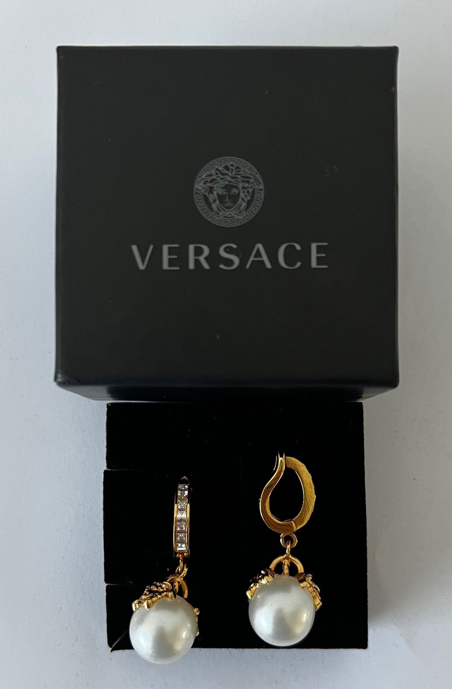 Versace Orecchini pendenti & Orecchini a lobo: Versace Ohrringe, Clipverschluss – Nuovo e nell'imballaggio originale da Oberaach venduto da Dandy2021 3
