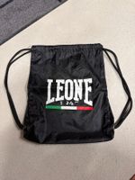 Leone Sporttasche Turnbeutel schwarz