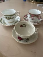 2 Tassen von Royal Stafford Porzellan, 1 von P&T