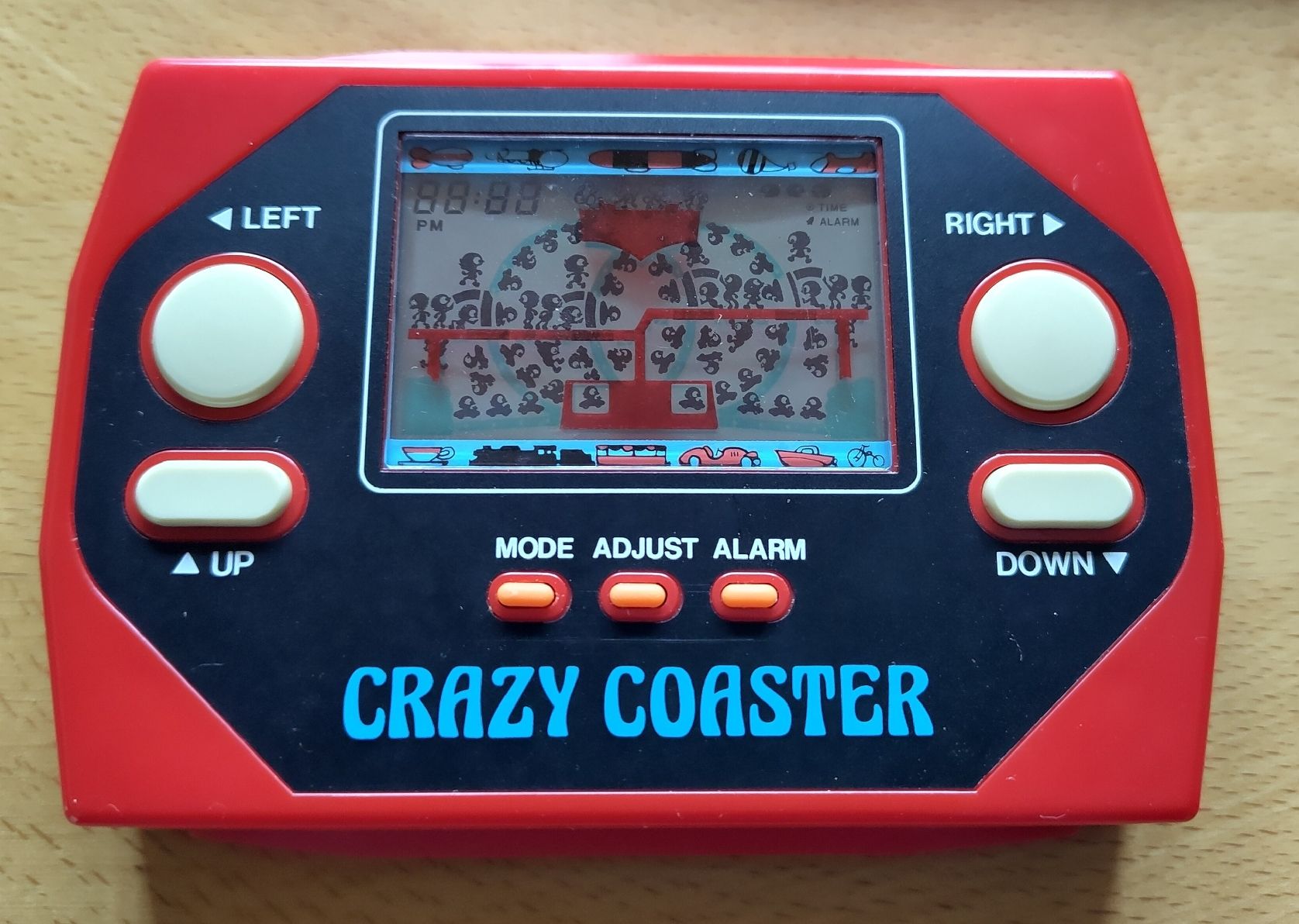 Console: Crazy Coaster LCD Game, Retro Game Nostalgie, Top Zustand – Usato da Bonaduz venduto da Gluehwuermchen44