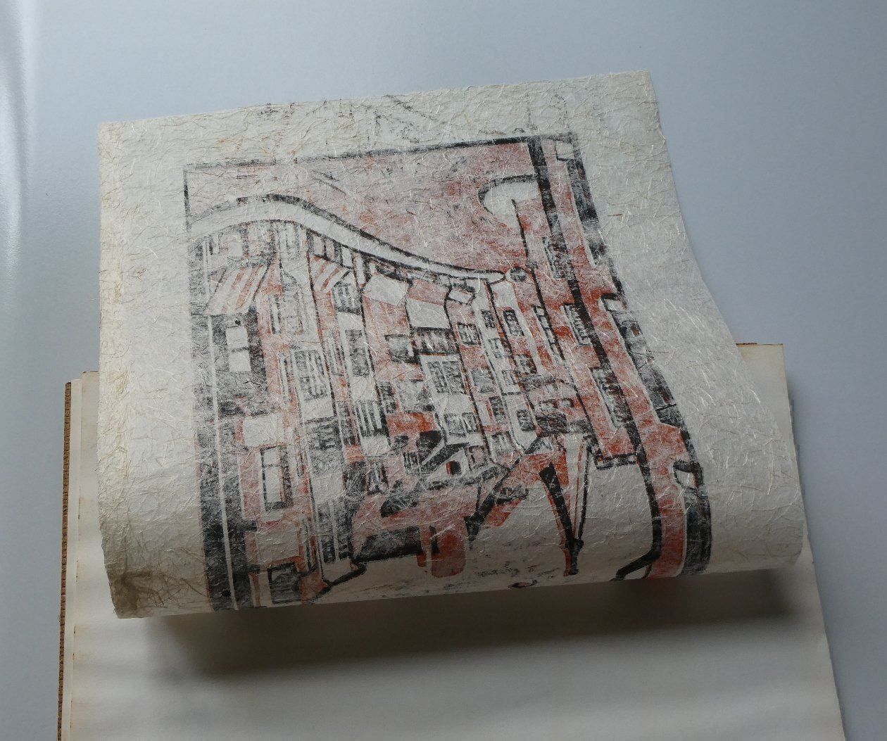 Xilografie: Holzschnitt Lithografie Ansicht – Usato da Frauenfeld venduto da Astra13 3