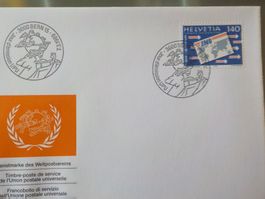 1989, FDC, UPU, Serie