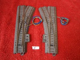 1 Paar Elektro-Weichen H0 von Märklin. Gebraucht . Getestet
